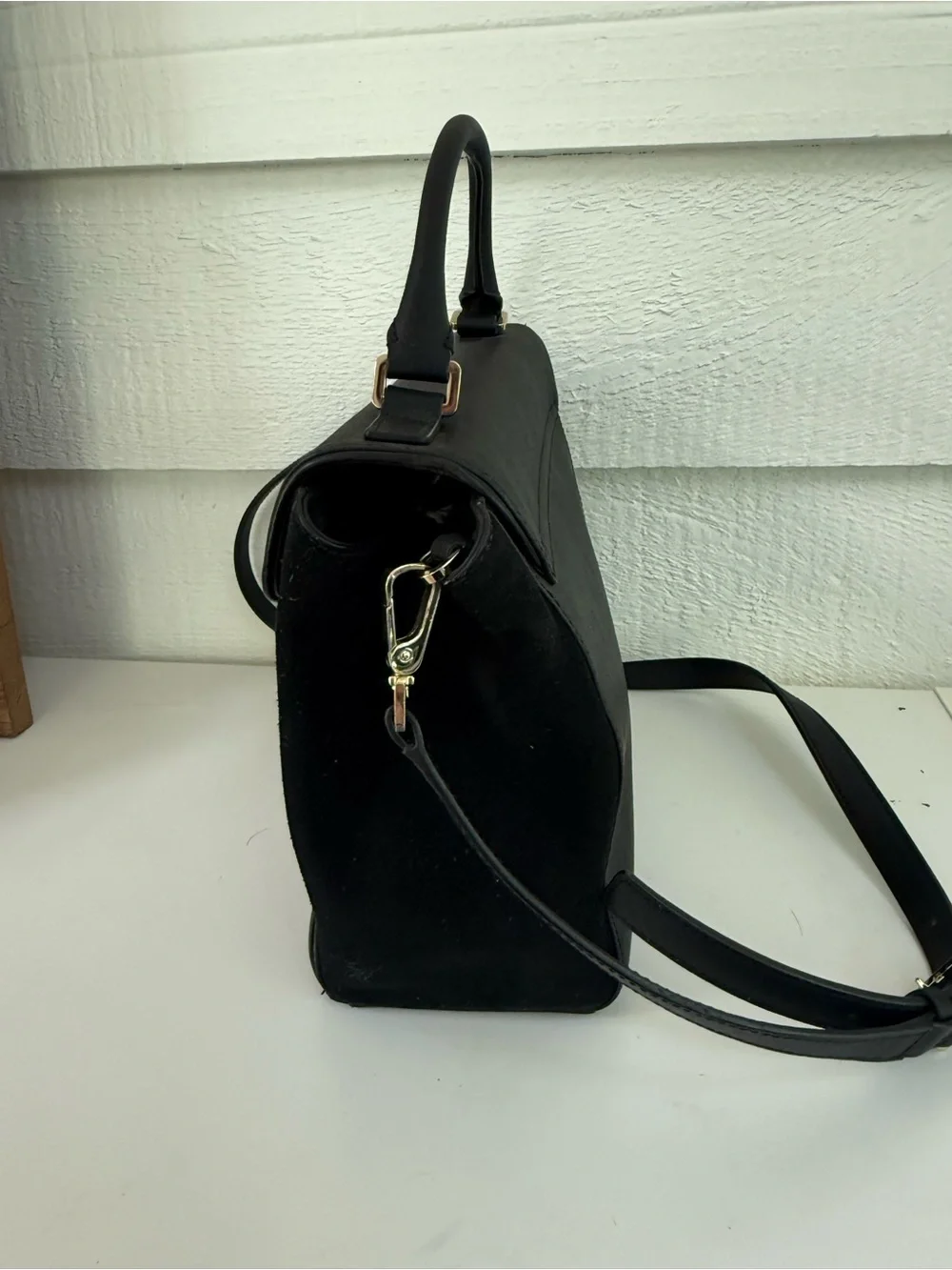 Kate Spade New York Wesley Place Suede Laurel Handbag